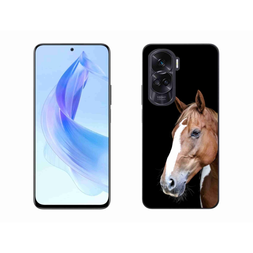Gélový kryt mmCase na Honor 90 Lite - hnedý kôň 3