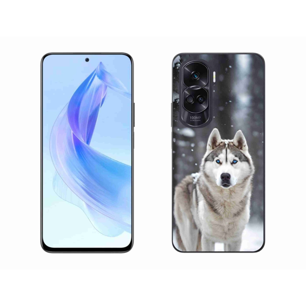 Gélový kryt mmCase na Honor 90 Lite - husky 2