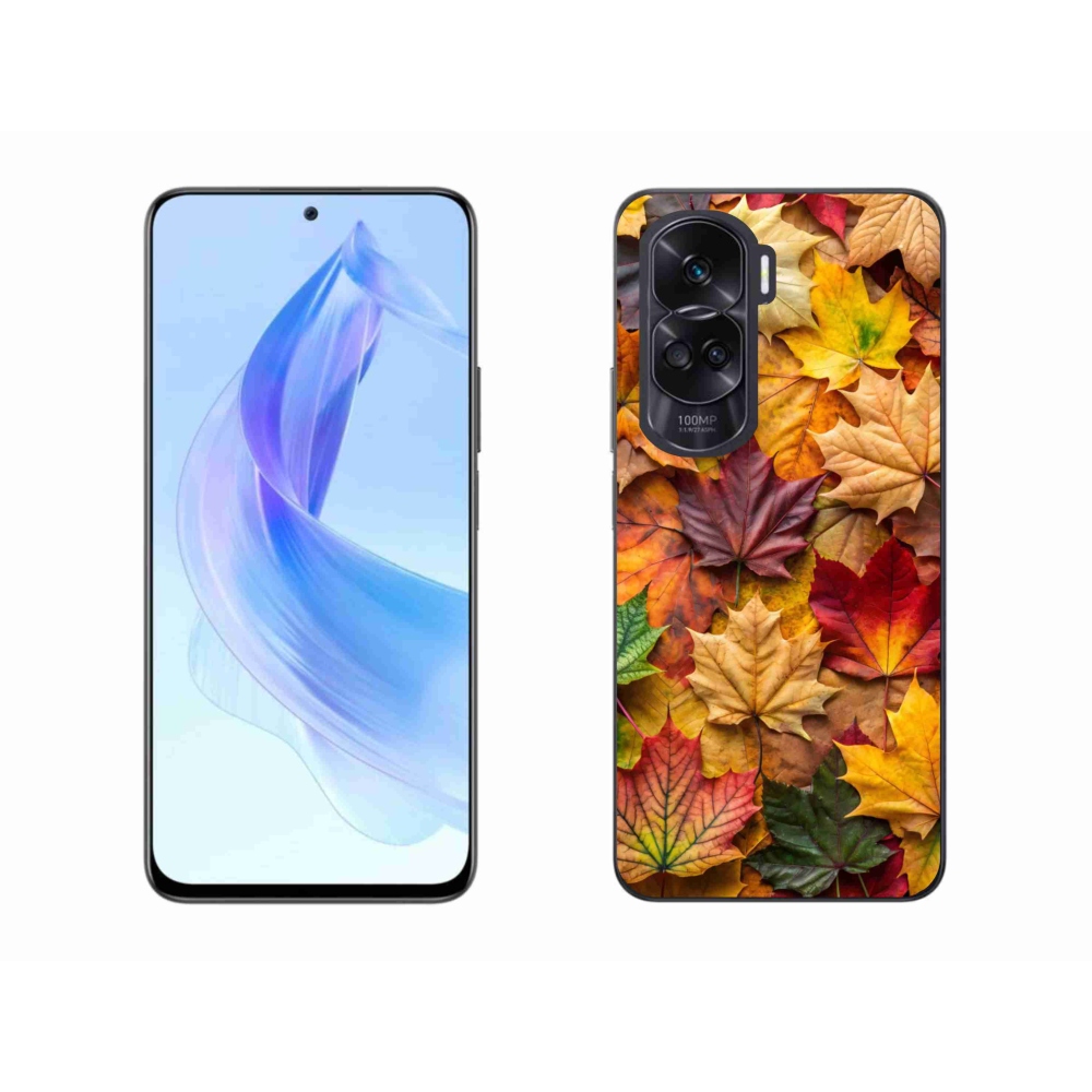 Gélový kryt mmCase na Honor 90 Lite - javorové listy 2