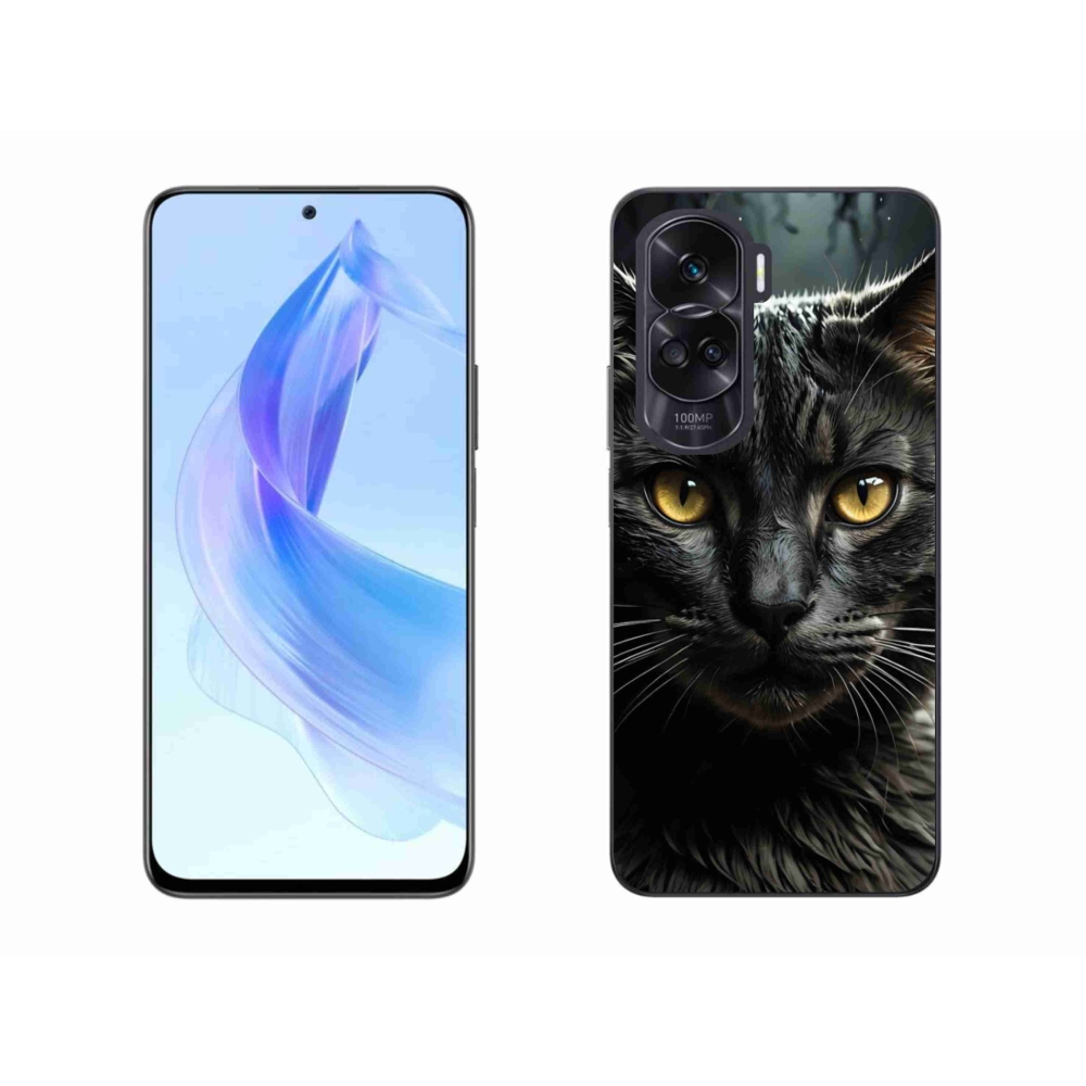 Gélový kryt mmCase na Honor 90 Lite - mačacie pohľad 3