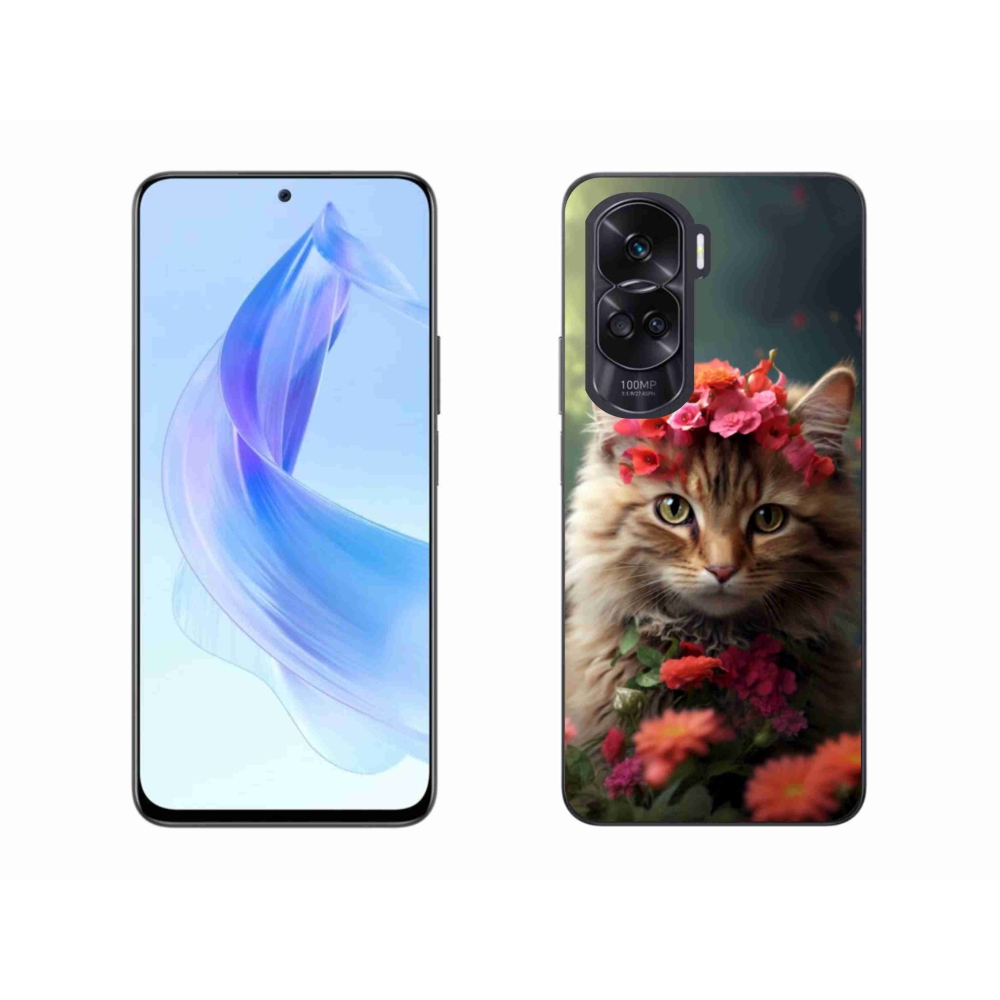 Gélový kryt mmCase na Honor 90 Lite - mačacia princezná