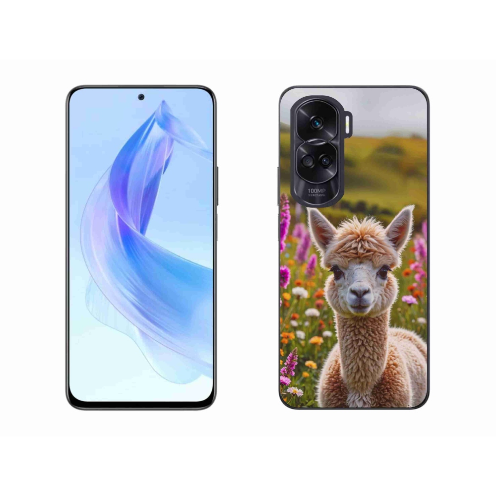 Gélový kryt mmCase na Honor 90 Lite - lama na lúke
