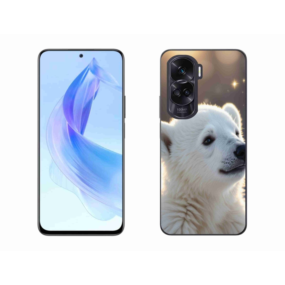 Gélový kryt mmCase na Honor 90 Lite - ľadový medveď