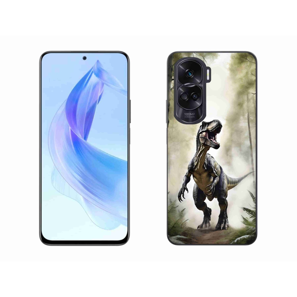 Gélový kryt mmCase na Honor 90 Lite - naštvaný T-Rex