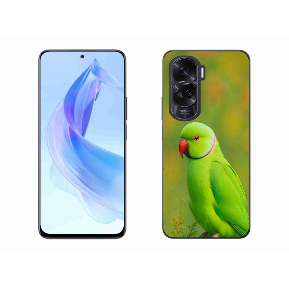 Gélový kryt mmCase na Honor 90 Lite - papagáj Alexandr 2