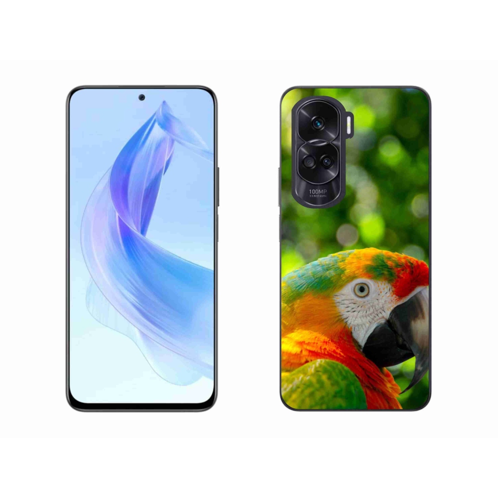 Gélový kryt mmCase na Honor 90 Lite - papagáj ara 3