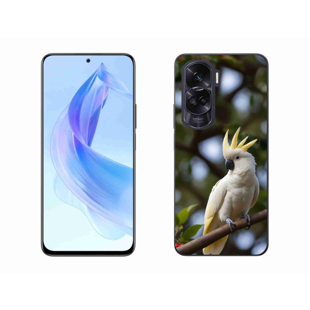 Gélový kryt mmCase na Honor 90 Lite - papagáj kakadu 3