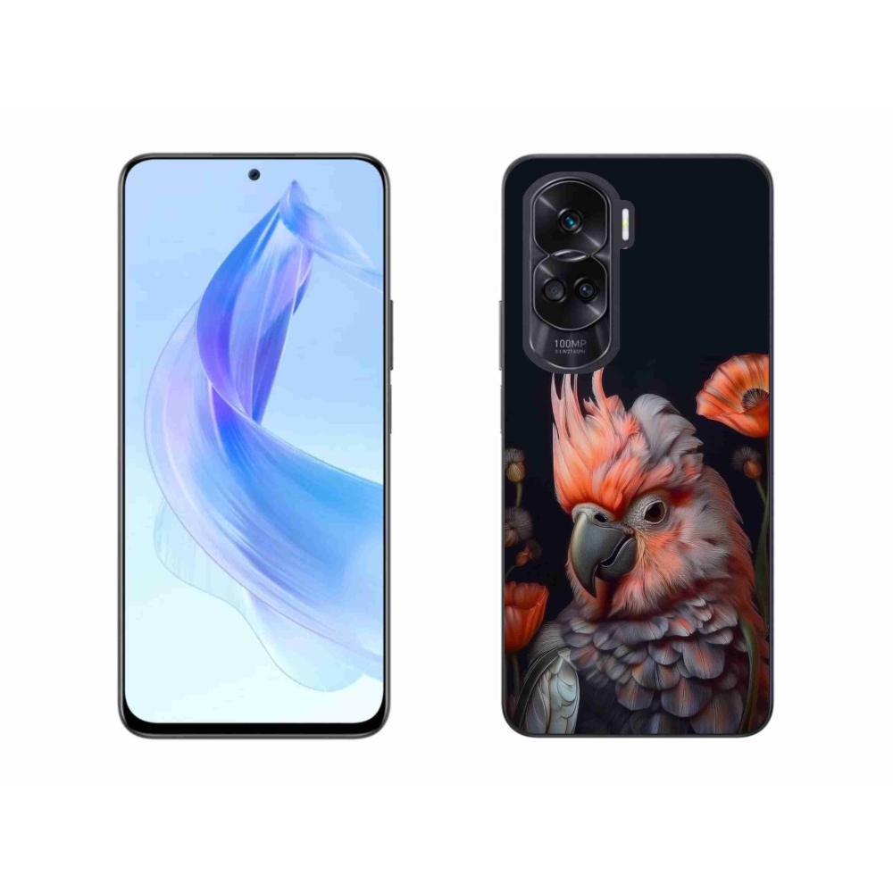 Gélový kryt mmCase na Honor 90 Lite - papagáj kakadu vo farbách