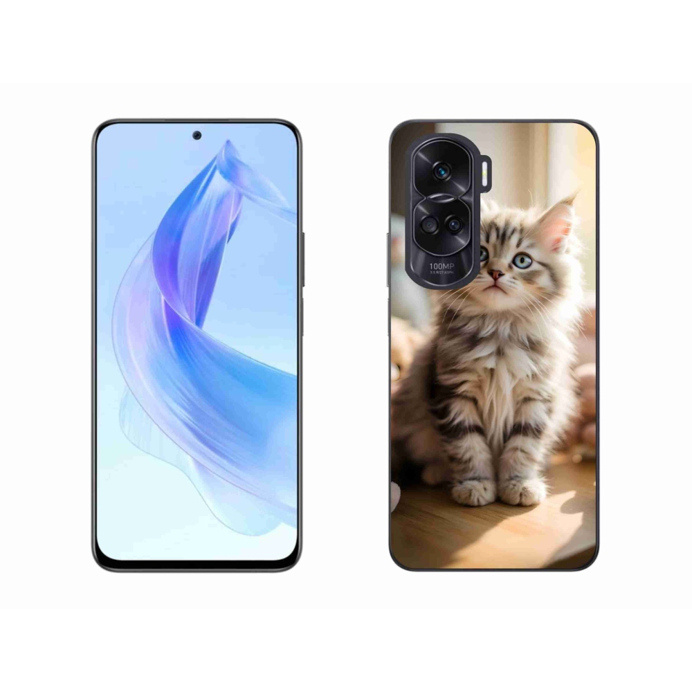 Gélový kryt mmCase na Honor 90 Lite - roztomilé mačiatko 10