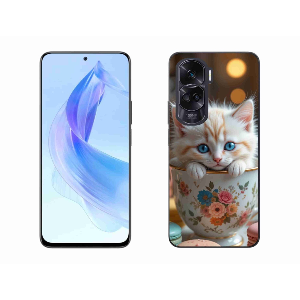 Gélový kryt mmCase na Honor 90 Lite - roztomilé mačiatko 6