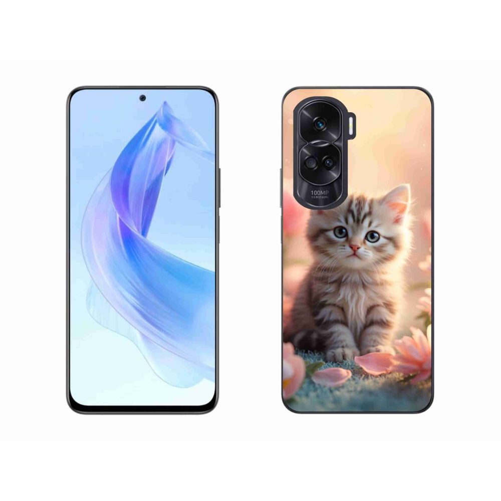 Gélový kryt mmCase na Honor 90 Lite - roztomilé mačiatko 8