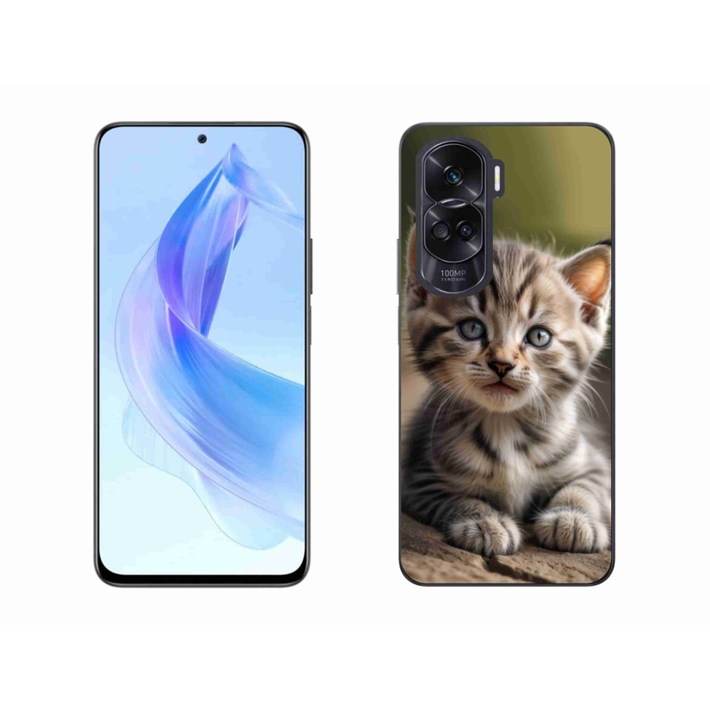 Gélový kryt mmCase na Honor 90 Lite - roztomilé mačiatko 9