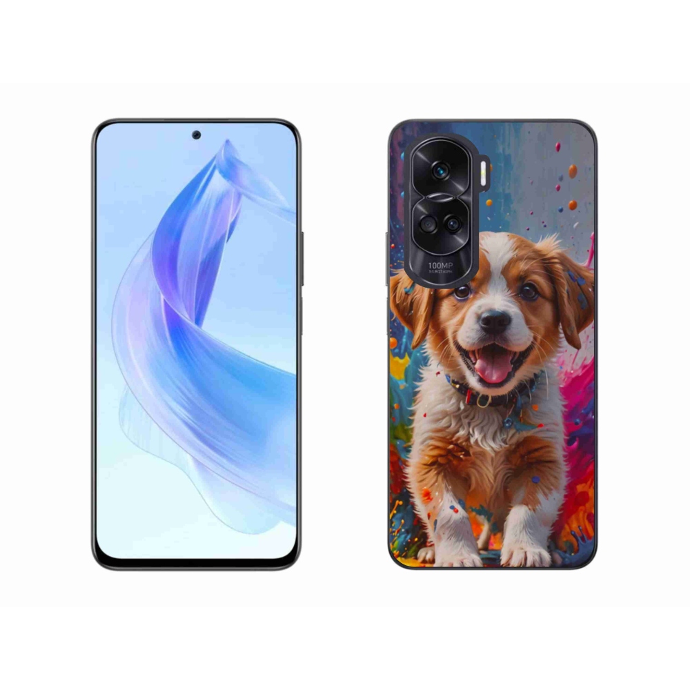 Gélový kryt mmCase na Honor 90 Lite - roztomilé šteňa 3