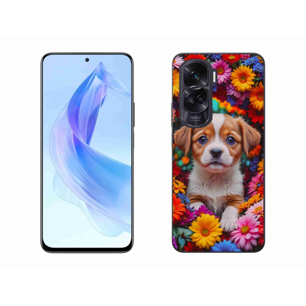Gélový kryt mmCase na Honor 90 Lite - roztomilé šteňa