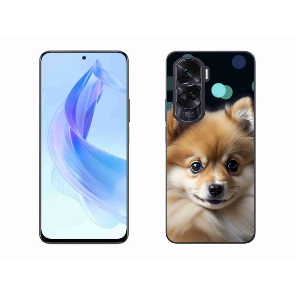 Gélový kryt mmCase na Honor 90 Lite - roztomilý pomeranian