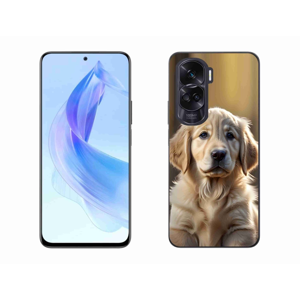 Gélový kryt mmCase na Honor 90 Lite - roztomilý zlatý retriever