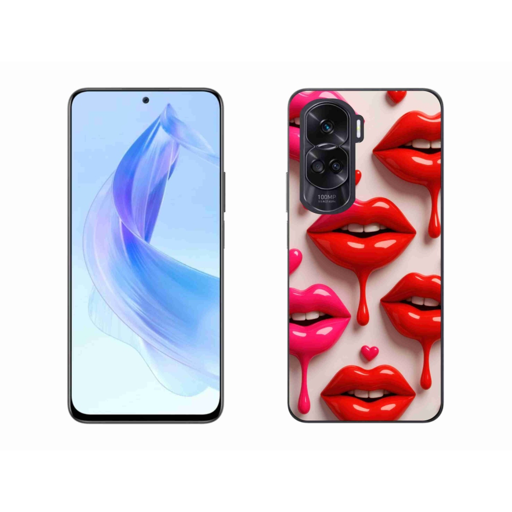 Gélový kryt mmCase na Honor 90 Lite - pery 2