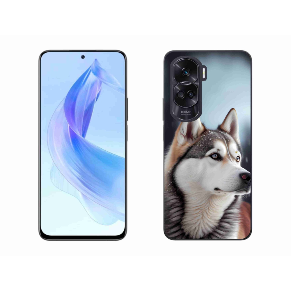 Gélový kryt mmCase na Honor 90 Lite - sibírsky husky