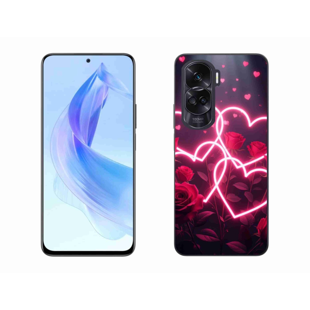 Gélový kryt mmCase na Honor 90 Lite - srdce lásky