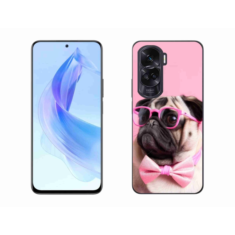 Gélový kryt mmCase na Honor 90 Lite - štýlový mops