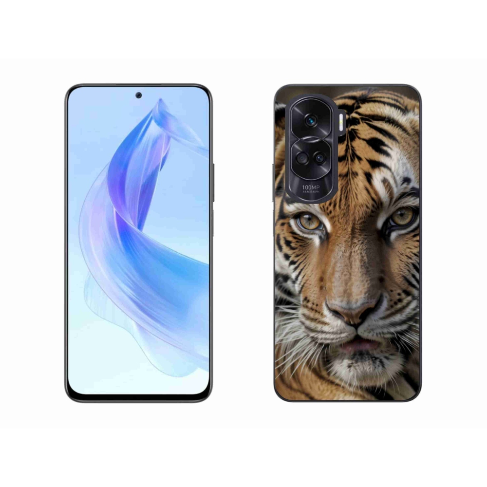 Gélový kryt mmCase na Honor 90 Lite - tigrie pohľad
