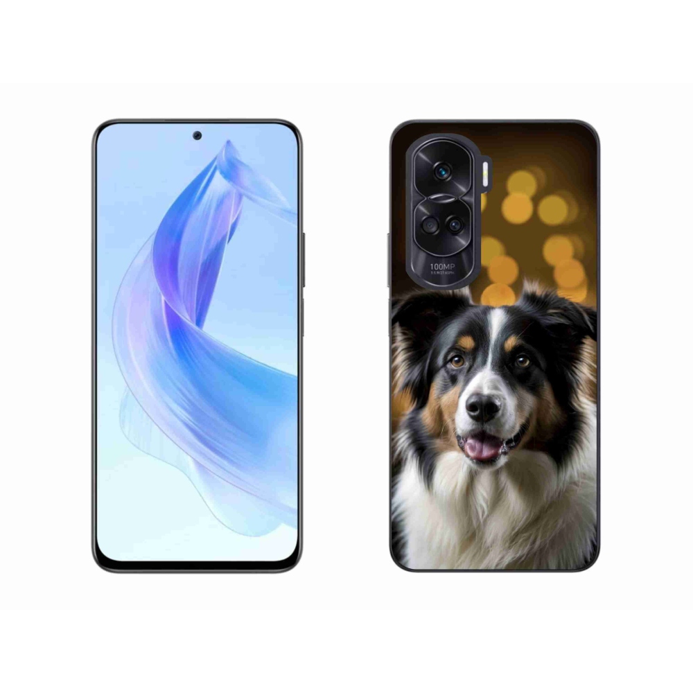 Gélový kryt mmCase na Honor 90 Lite - usmievavý austrálsky ovčiak