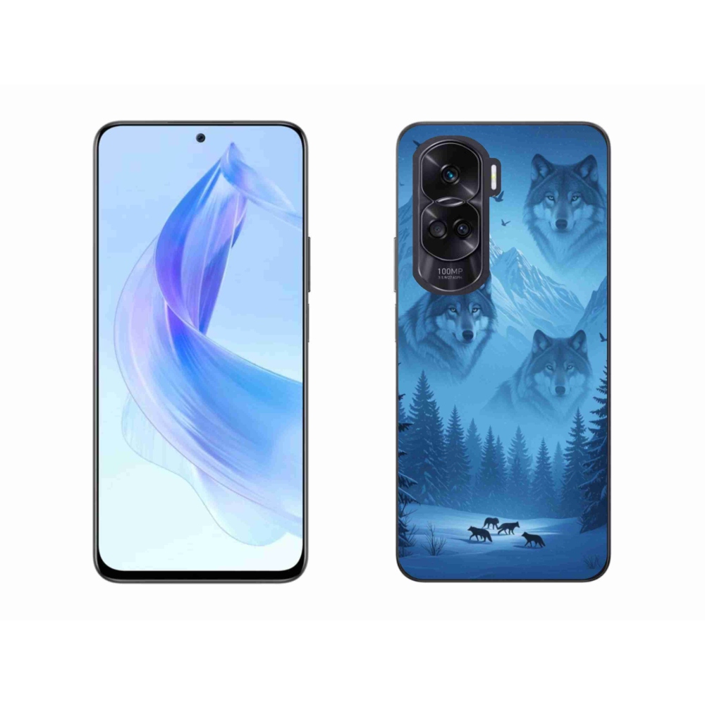 Gélový kryt mmCase na Honor 90 Lite - vlčia svorka