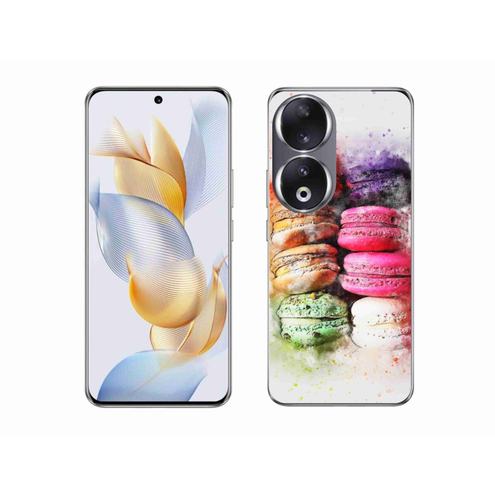 Gélový kryt mmCase na Honor 90 - makrónky