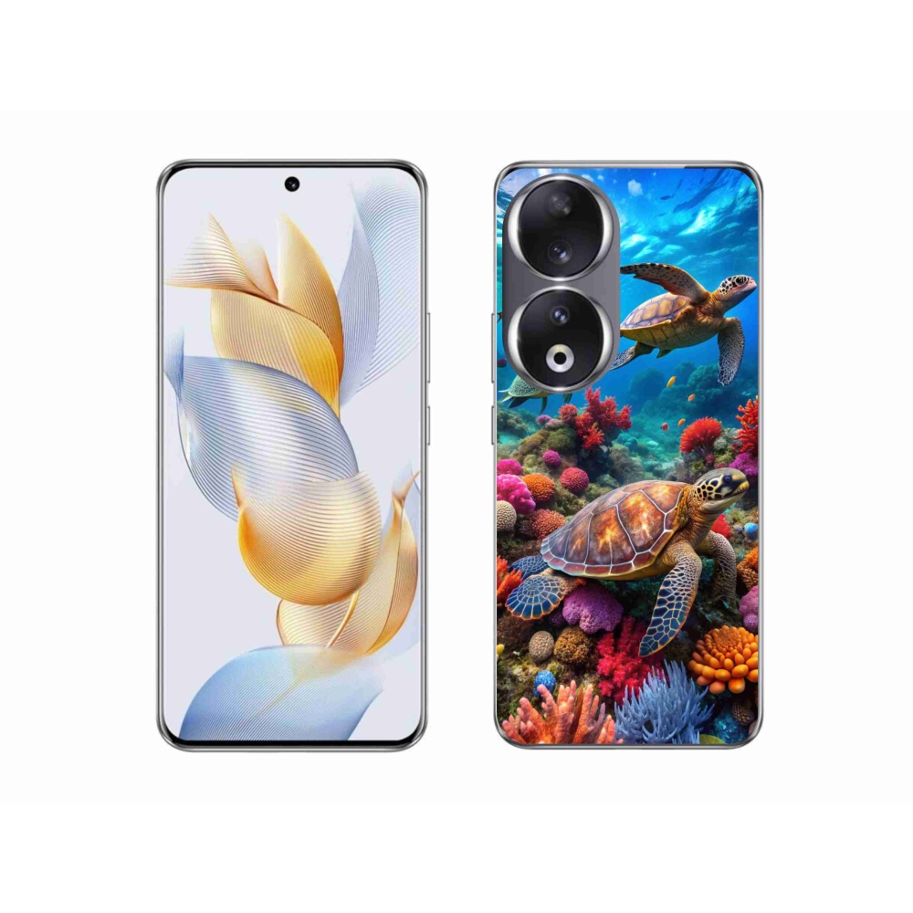 Gélový kryt mmCase na Honor 90 - morský svet 2
