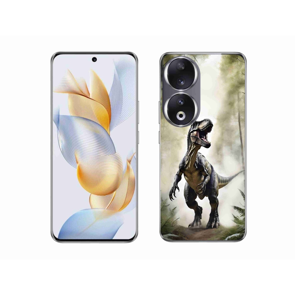 Gélový kryt mmCase na Honor 90 - naštvaný T-Rex