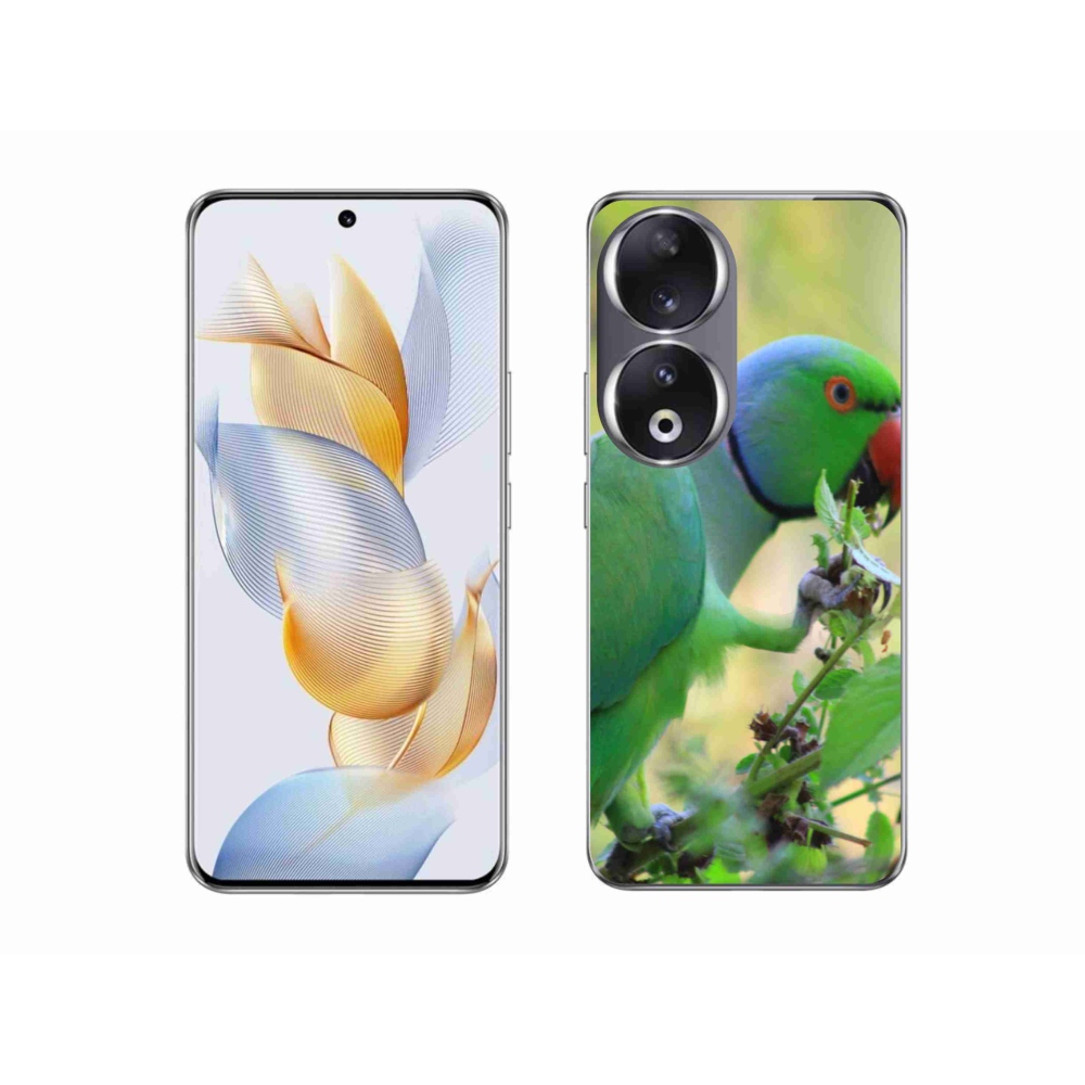 Gélový kryt mmCase na Honor 90 - papagáj alender