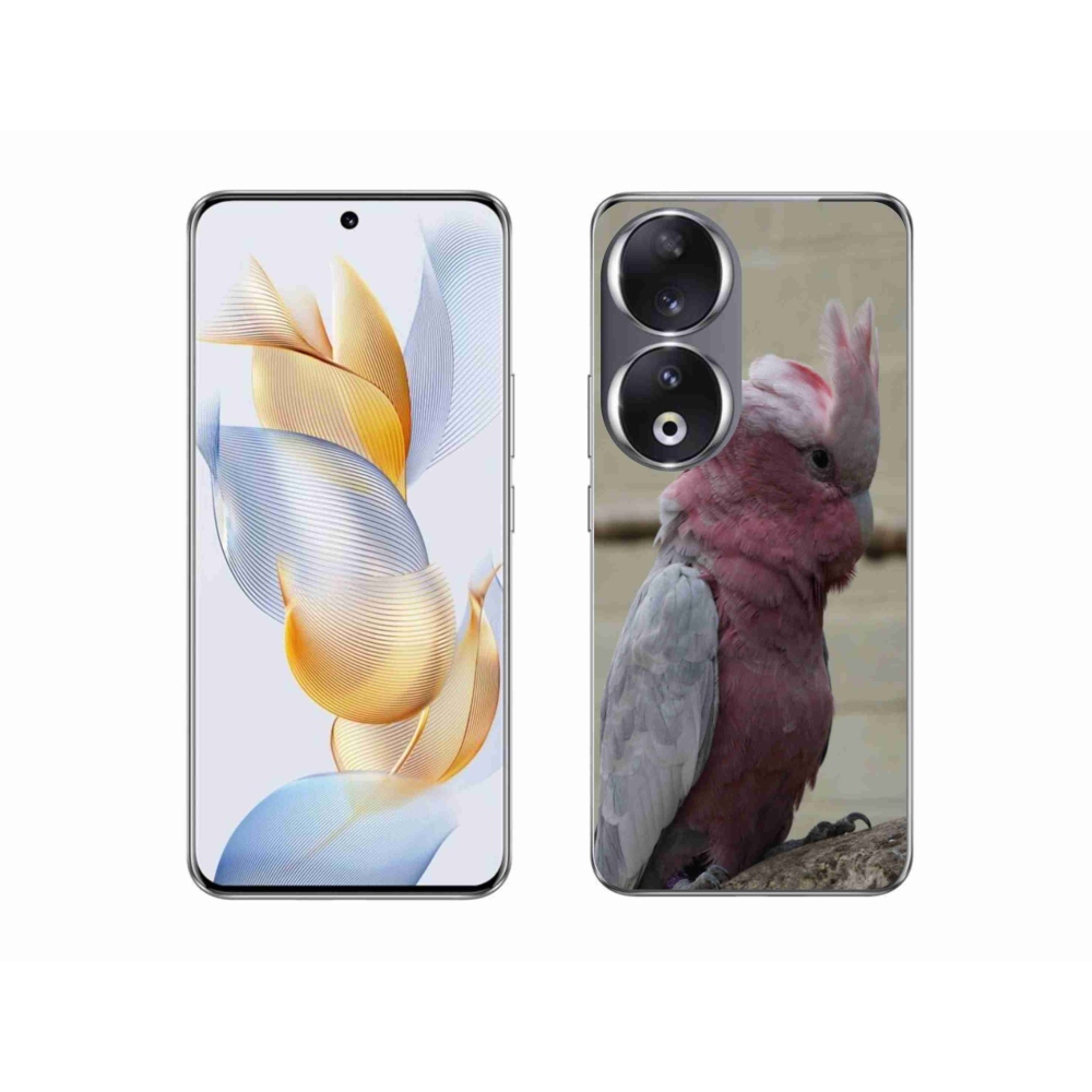 Gélový kryt mmCase na Honor 90 - papagáj kakadu ružový