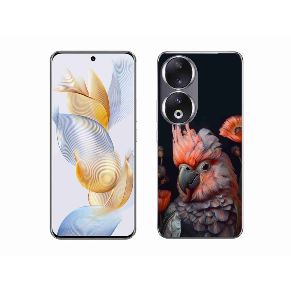 Gélový kryt mmCase na Honor 90 - papagáj kakadu vo farbách