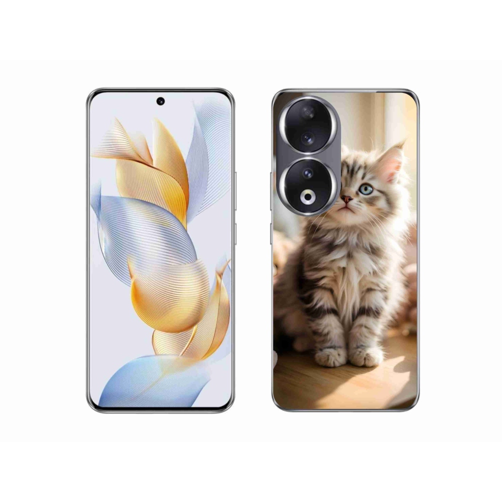 Gélový kryt mmCase na Honor 90 - roztomilé mačiatko 10