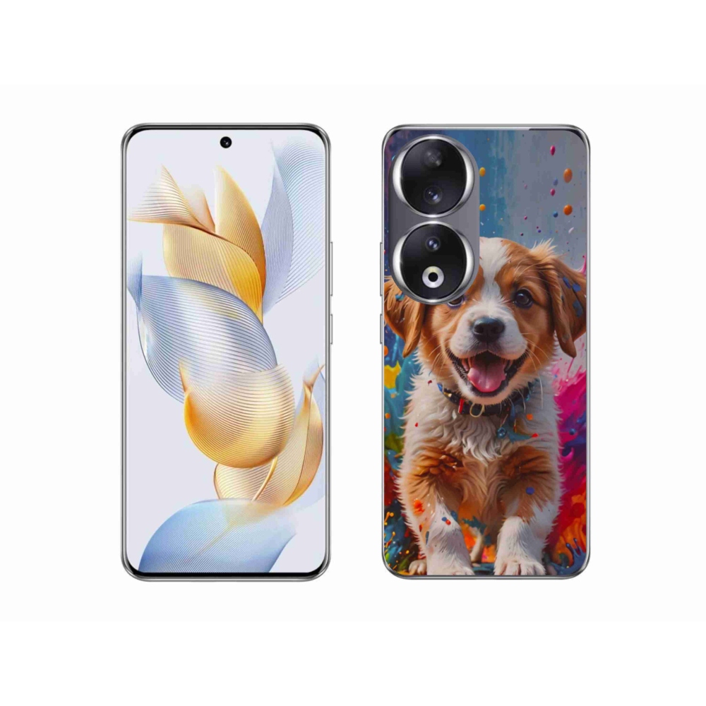 Gélový kryt mmCase na Honor 90 - roztomilé šteňa 3