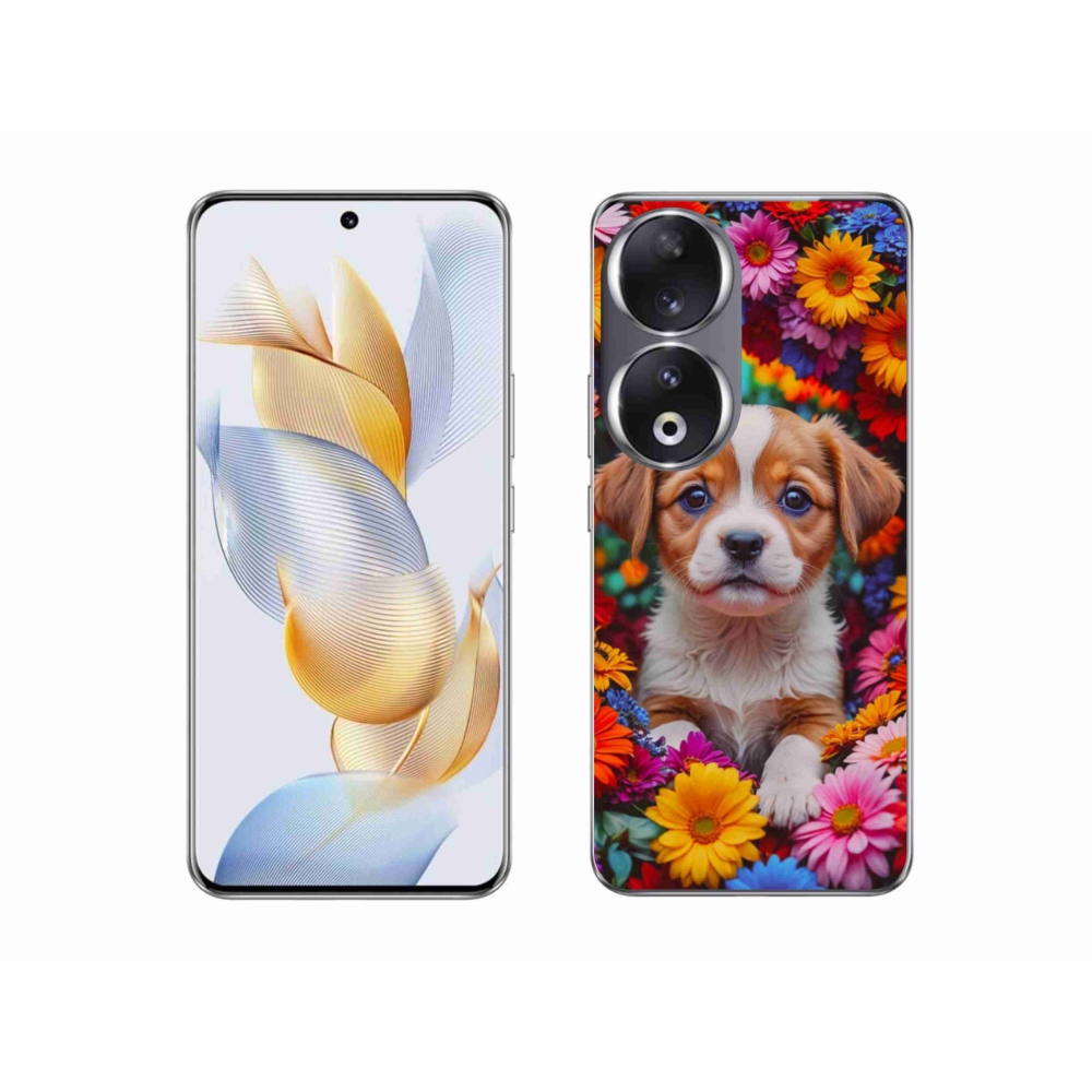 Gélový kryt mmCase na Honor 90 - roztomilé šteňa
