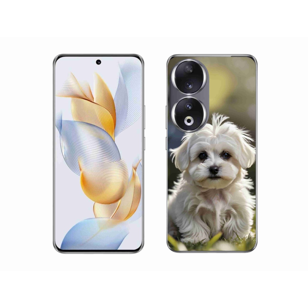Gélový kryt mmCase na Honor 90 - roztomilý maltézsky psík