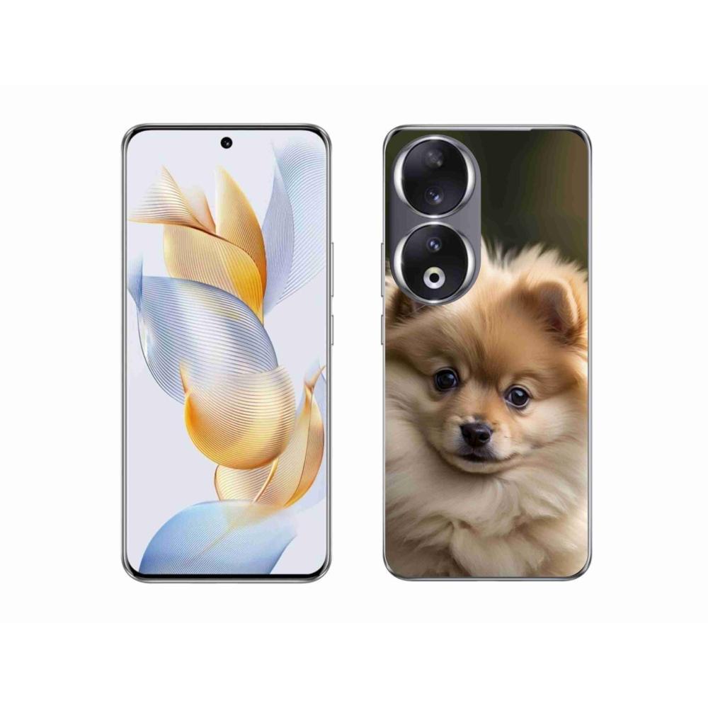 Gélový kryt mmCase na Honor 90 - roztomilý pomeranian 2