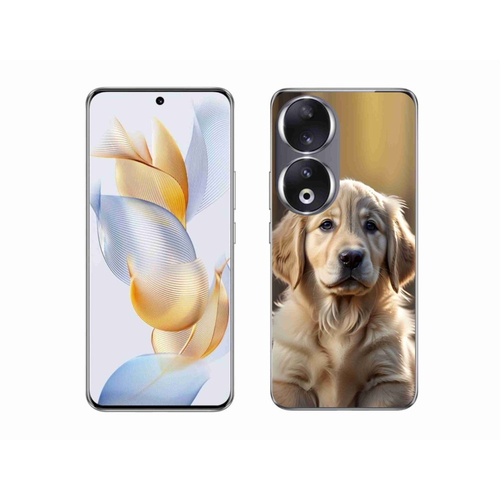 Gélový kryt mmCase na Honor 90 - roztomilý zlatý retriever