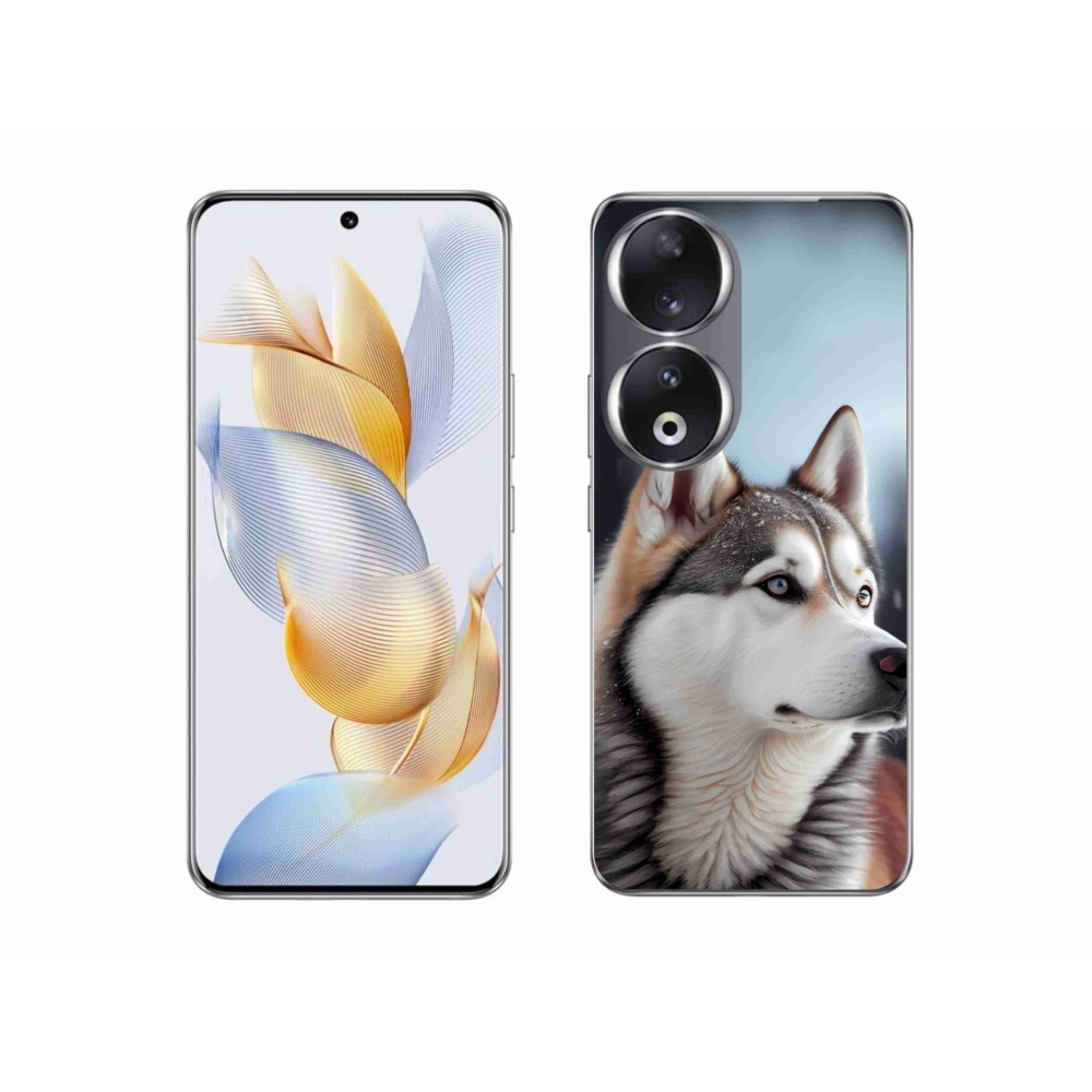 Gélový kryt mmCase na Honor 90 - sibírsky husky