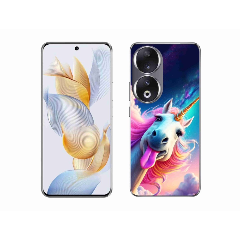 Gélový kryt mmCase na Honor 90 - šialený jednorožec