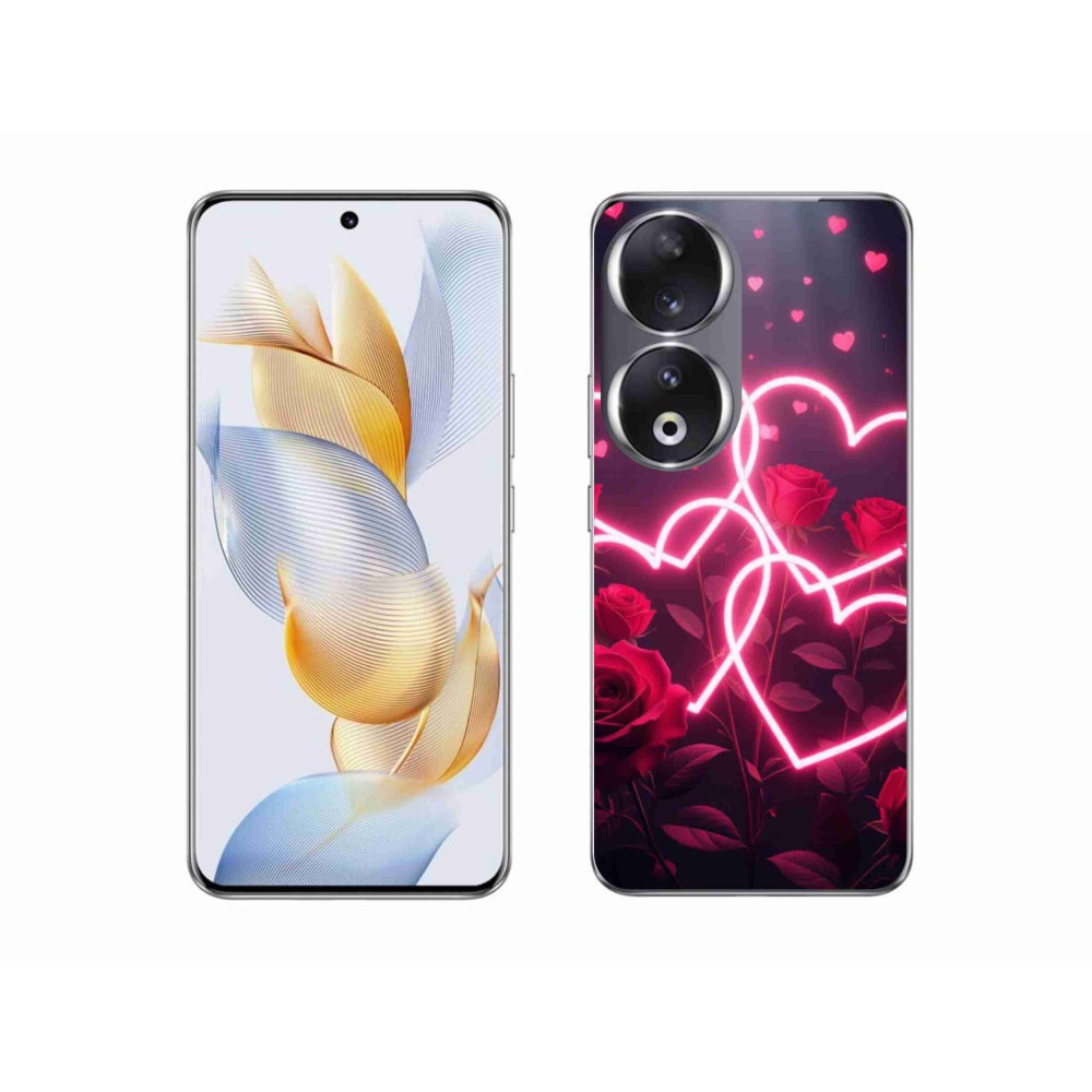 Gélový kryt mmCase na Honor 90 - srdce lásky