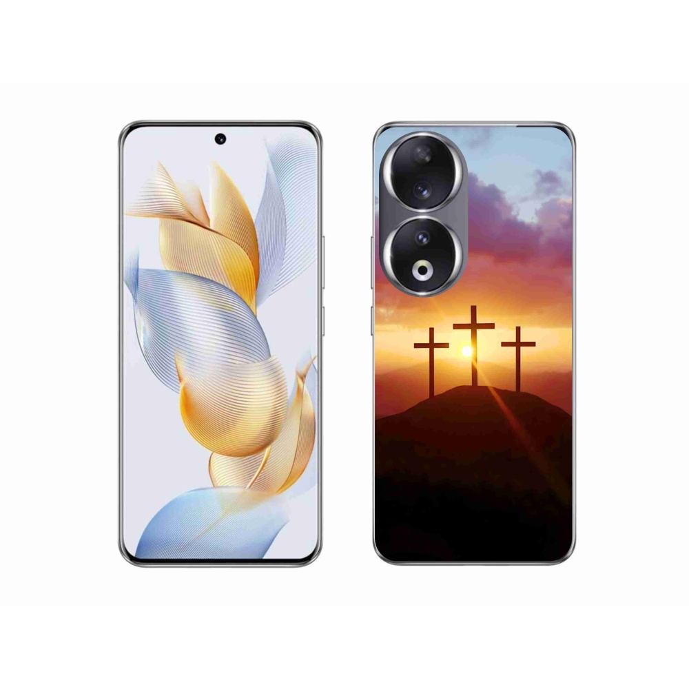 Gélový kryt mmCase na Honor 90 - tri kríža