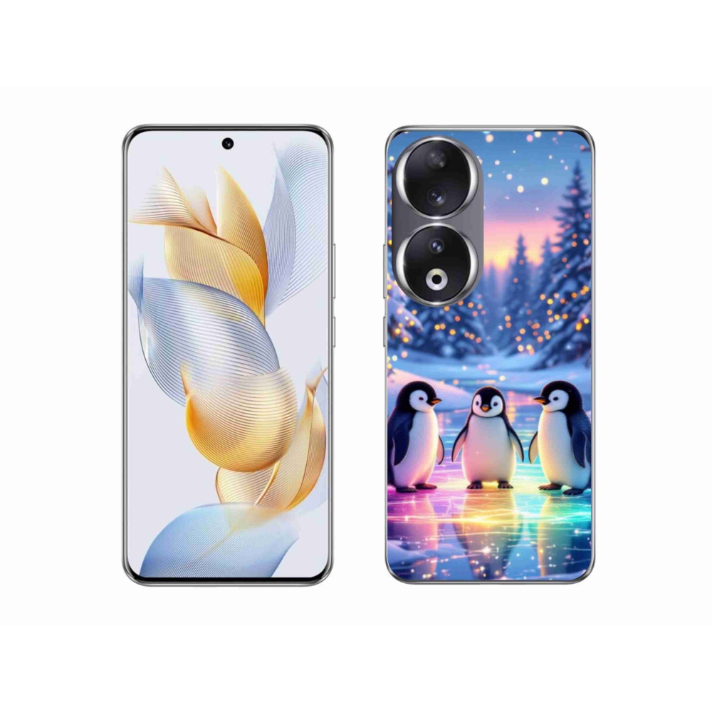 Gélový kryt mmCase na Honor 90 - tučniaky