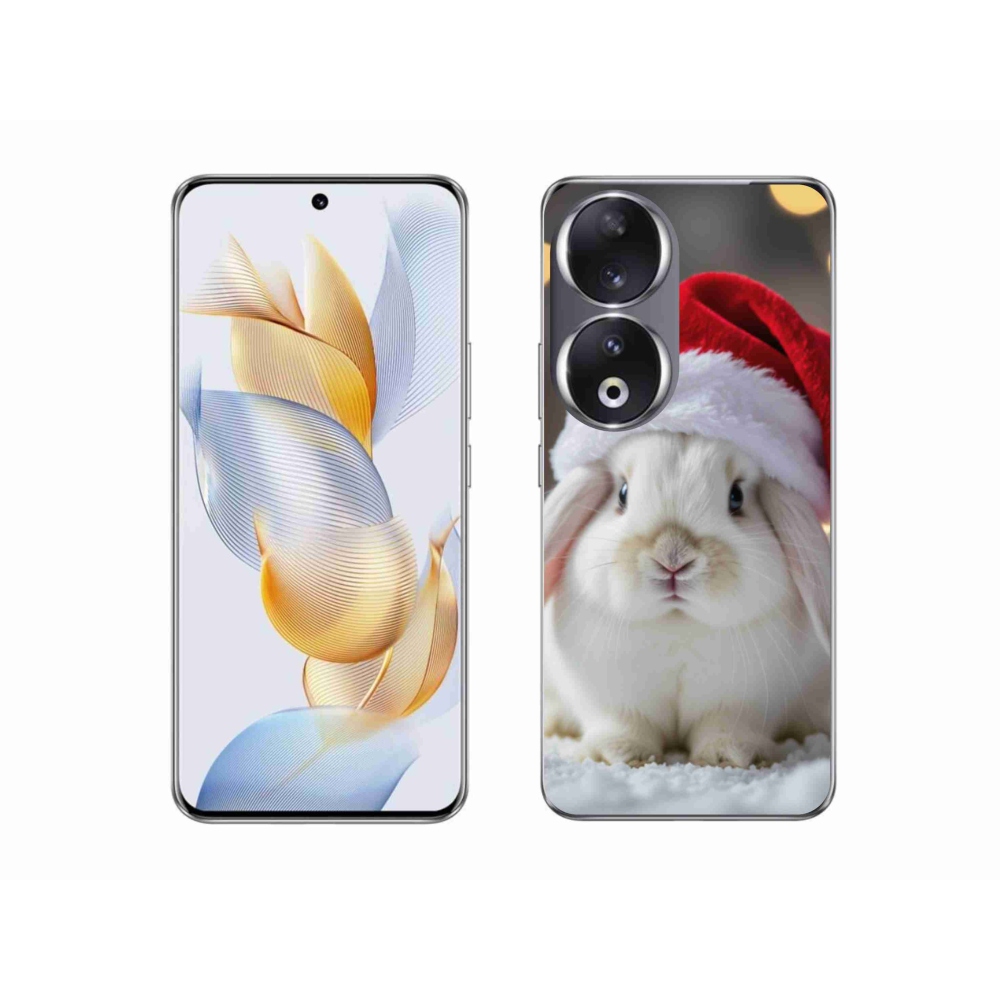 Gélový kryt mmCase na Honor 90 - vianočný králik