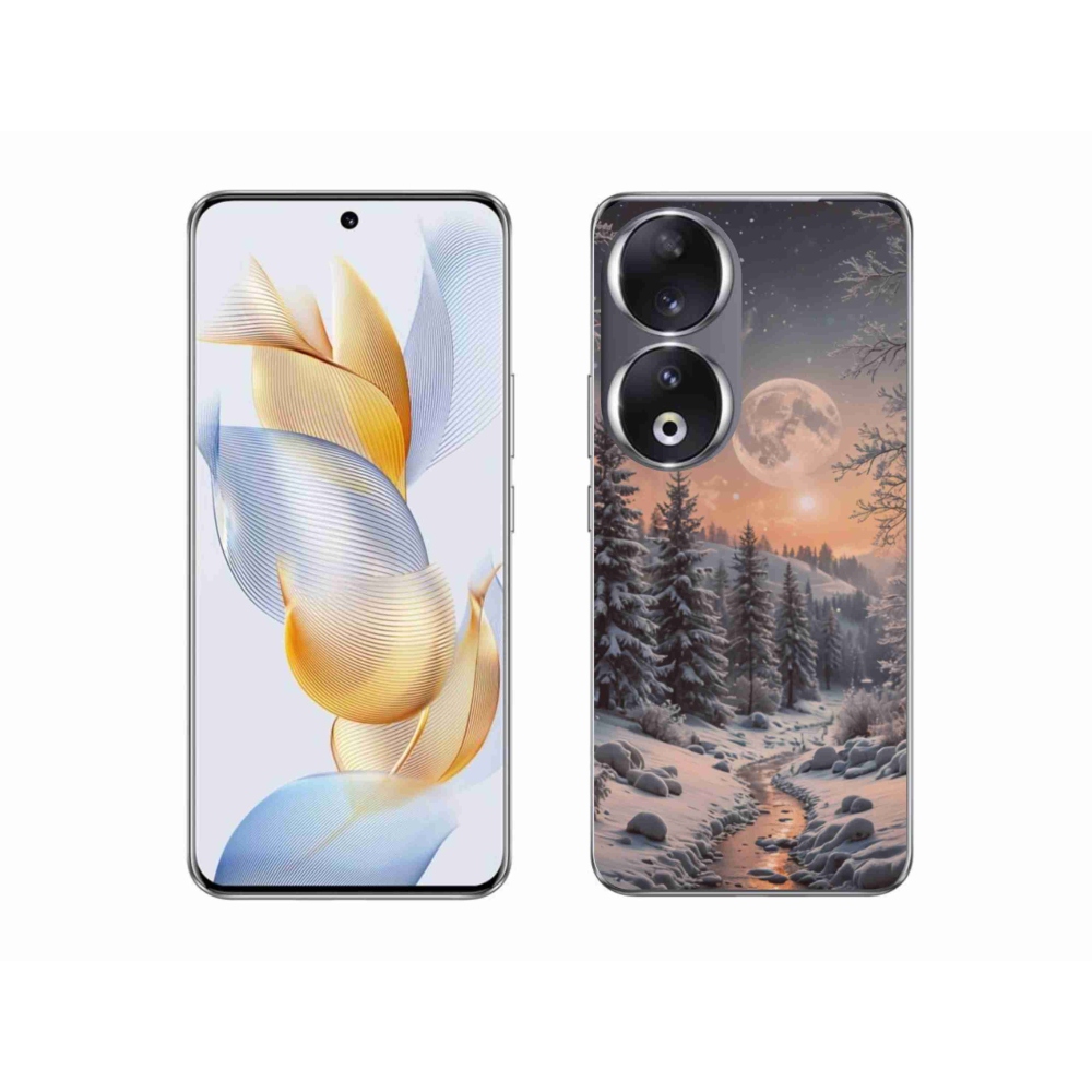 Gélový kryt mmCase na Honor 90 - zimná krajina 2