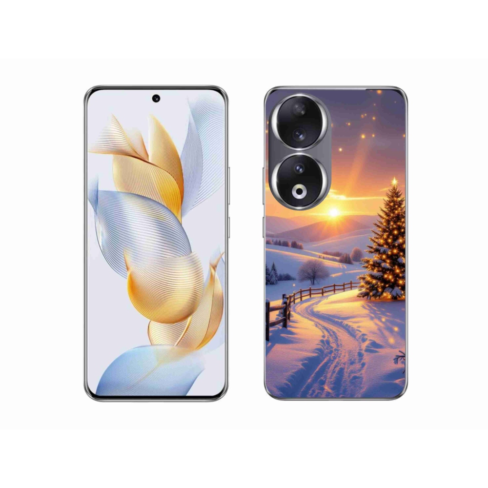 Gélový kryt mmCase na Honor 90 - zimná krajina