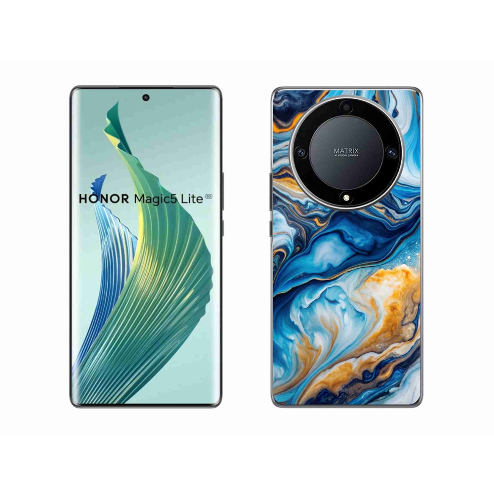 Gélový kryt mmCase na Honor Magic 5 Lite 5G - abstraktný motív 34