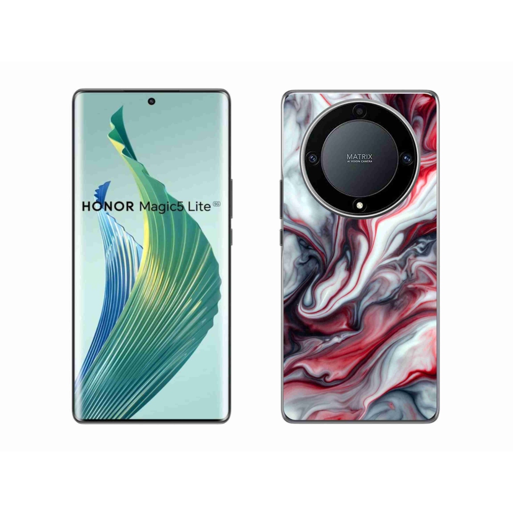 Gélový kryt mmCase na Honor Magic 5 Lite 5G - abstraktný motív 37