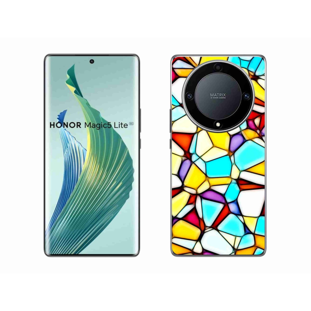 Gélový kryt mmCase na Honor Magic 5 Lite 5G - abstraktný motív 40